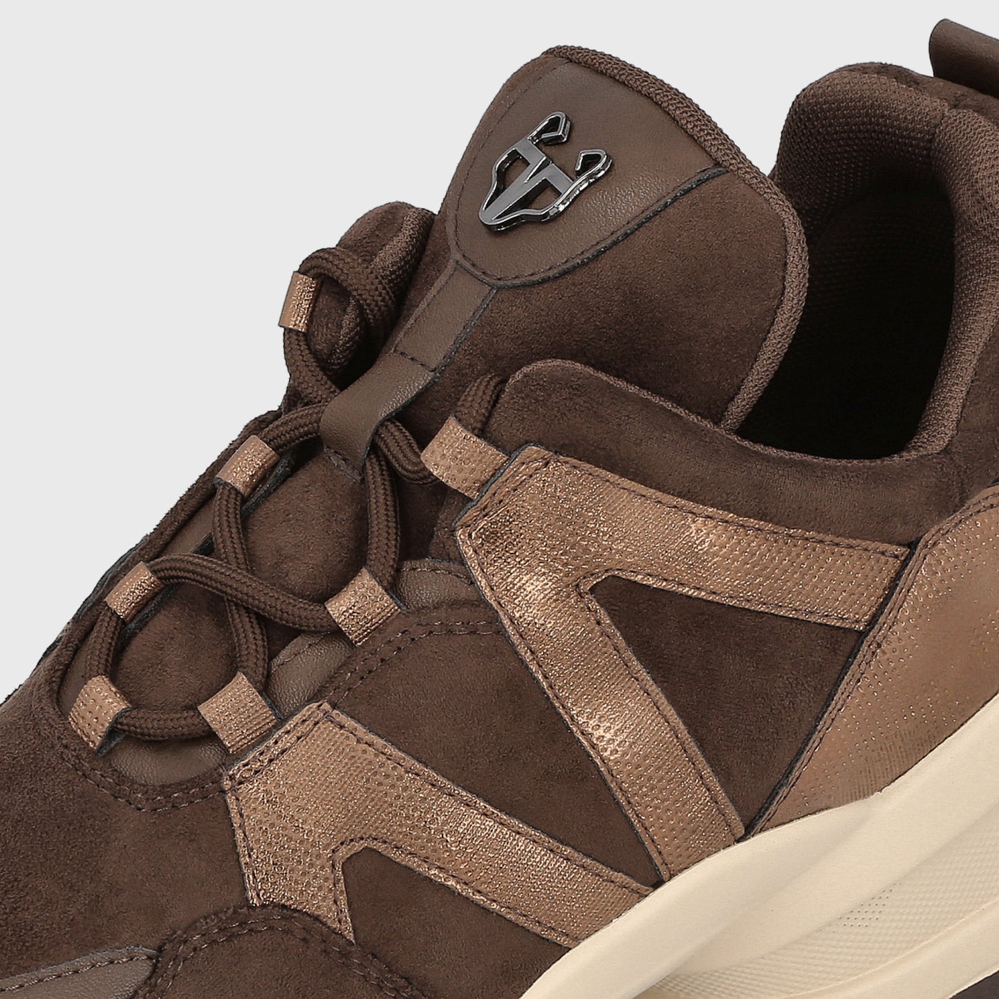 Zapatilla Plataforma Café Mujer C7293