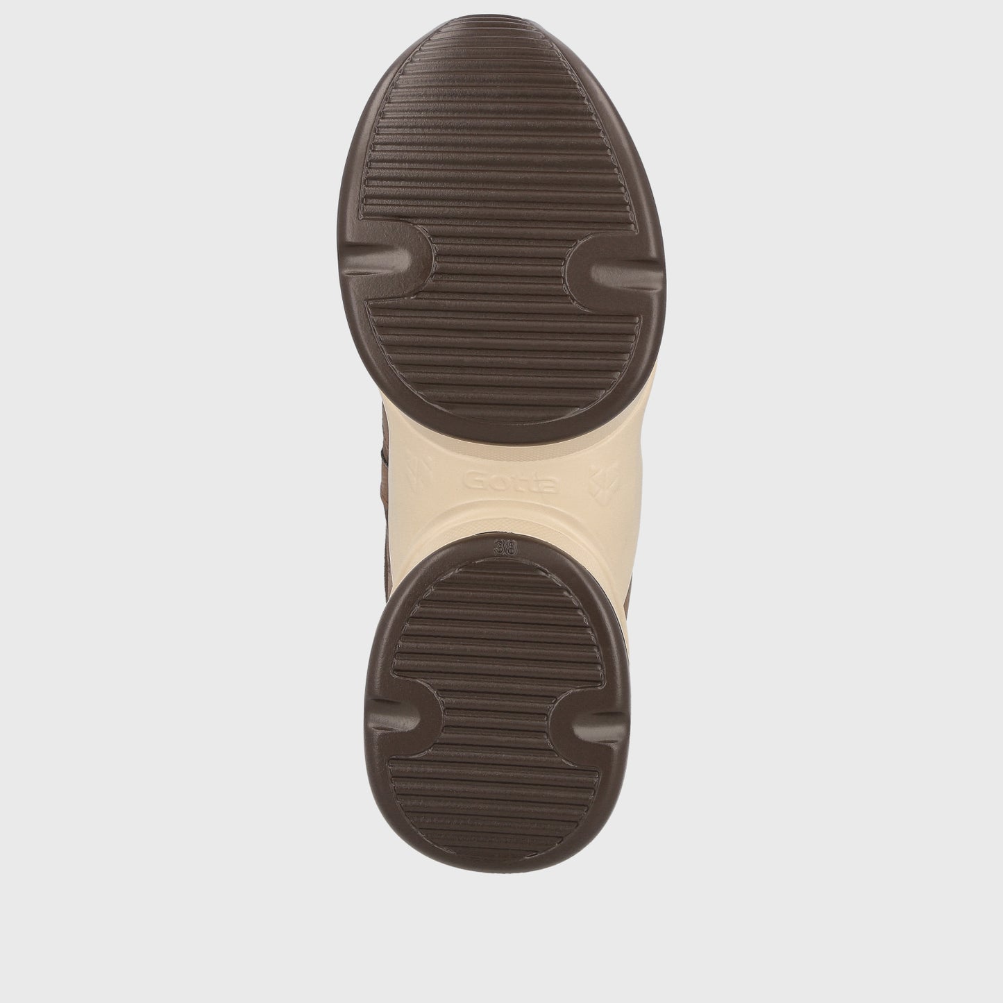 Zapatilla Plataforma Café Mujer C7293