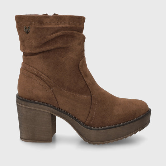 Botin Taco Café Mujer C7330