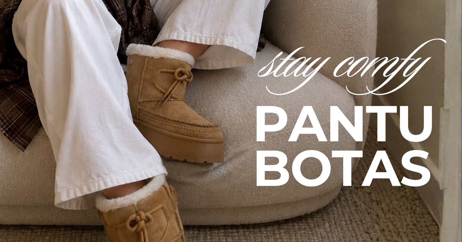Pantubotas beige para mujer con interior abrigado y plataforma, ideales para un look cómodo de invierno.