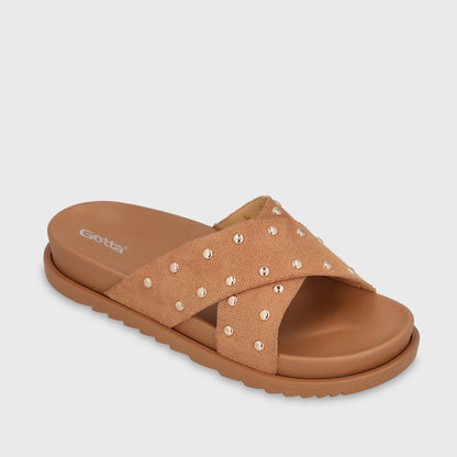Sandalia Camel Mujer Patricia - Gotta Chile