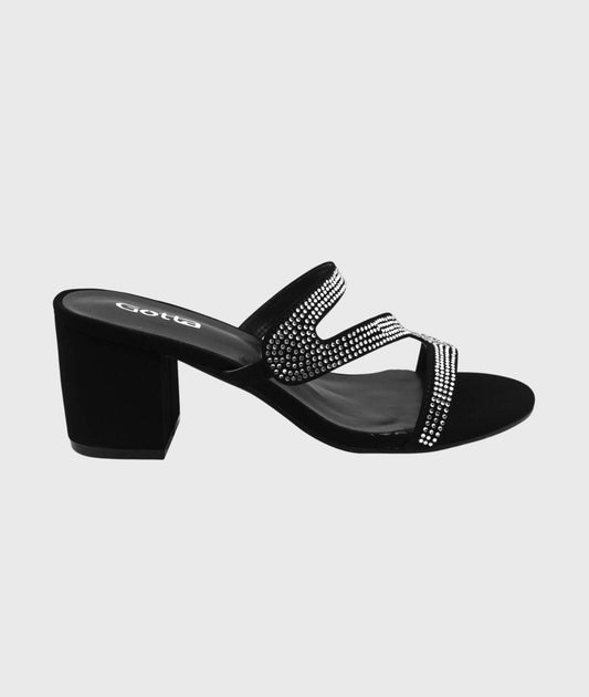 Sandalia Negra Mujer 15813 - Gotta Chile