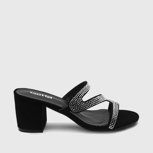 Sandalia Negra Mujer 15813 - Gotta Chile