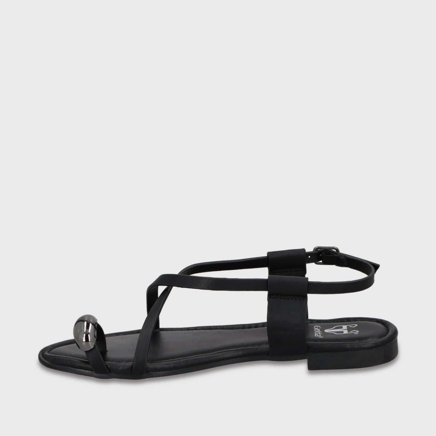 Sandalia Negra Mujer 64121 - Gotta Chile