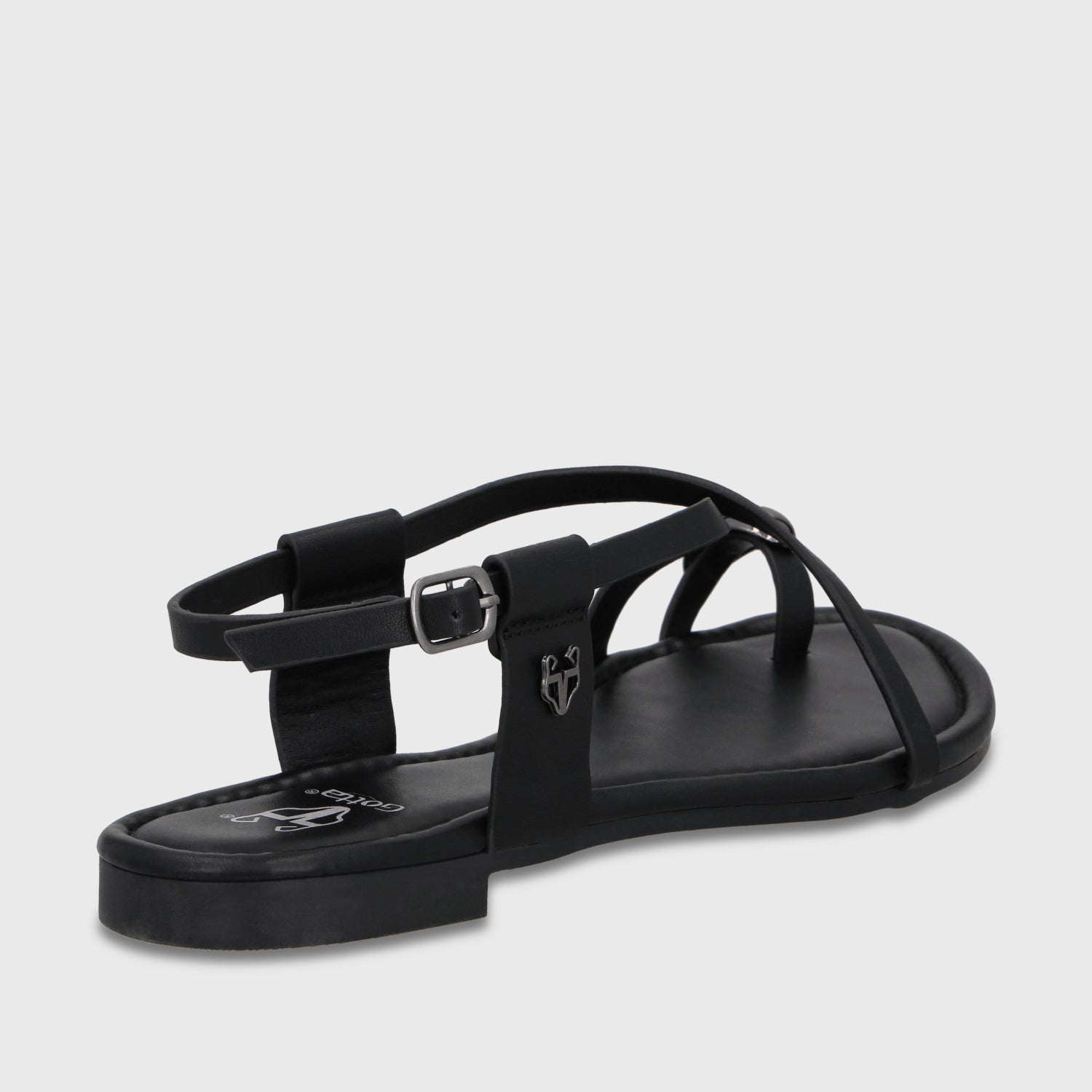 Sandalia Negra Mujer 64121 - Gotta Chile