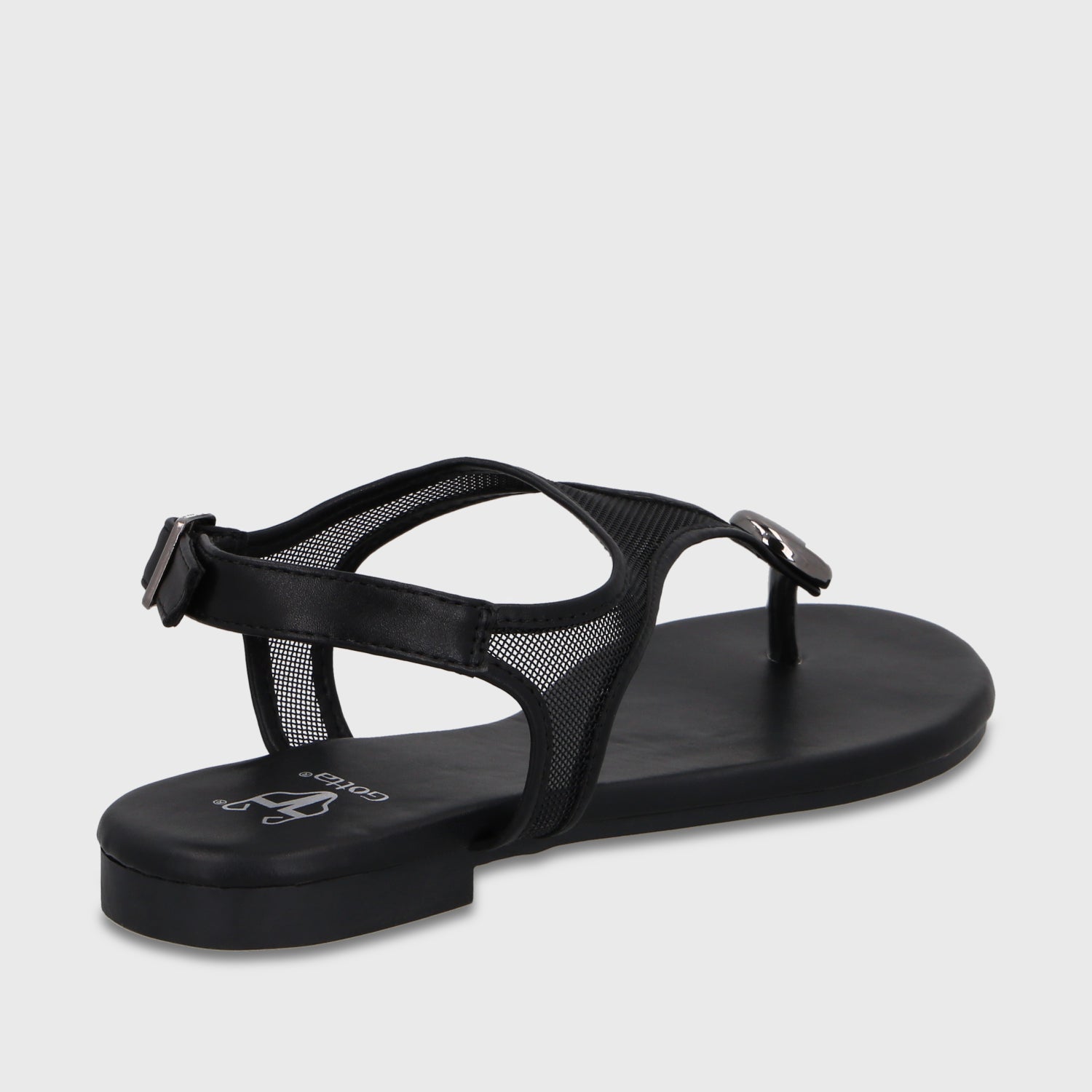 Sandalia Negra Mujer 64122 - Gotta Chile