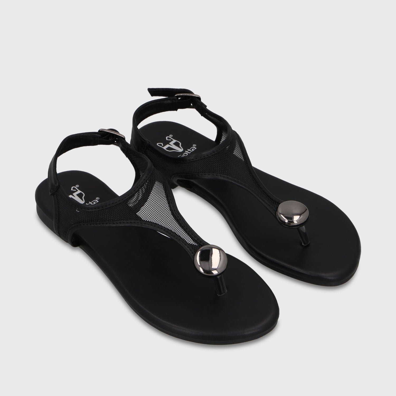 Sandalia Negra Mujer 64122 - Gotta Chile