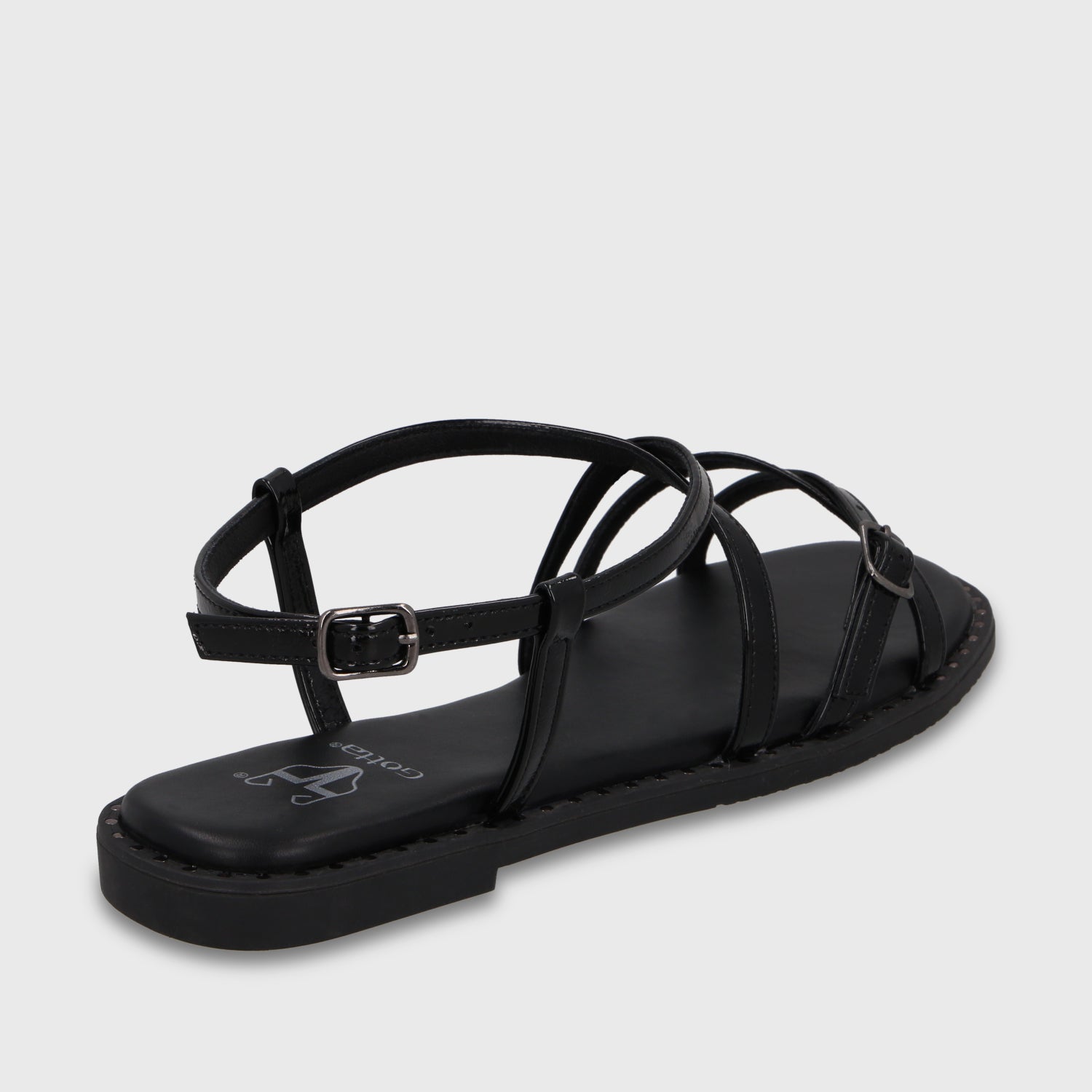 Sandalia Negra Mujer 64130 - Gotta Chile