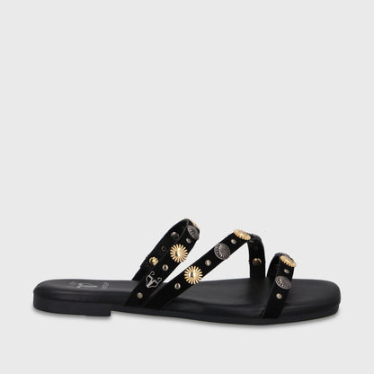 Sandalia Negra Mujer 64141 - Gotta Chile