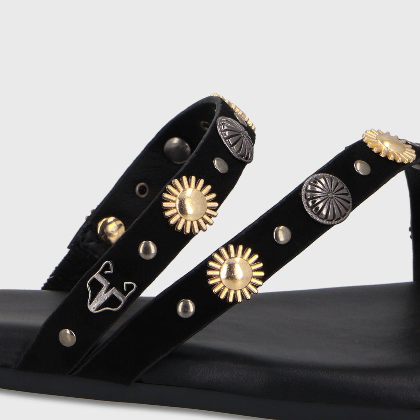 Sandalia Negra Mujer 64141 - Gotta Chile