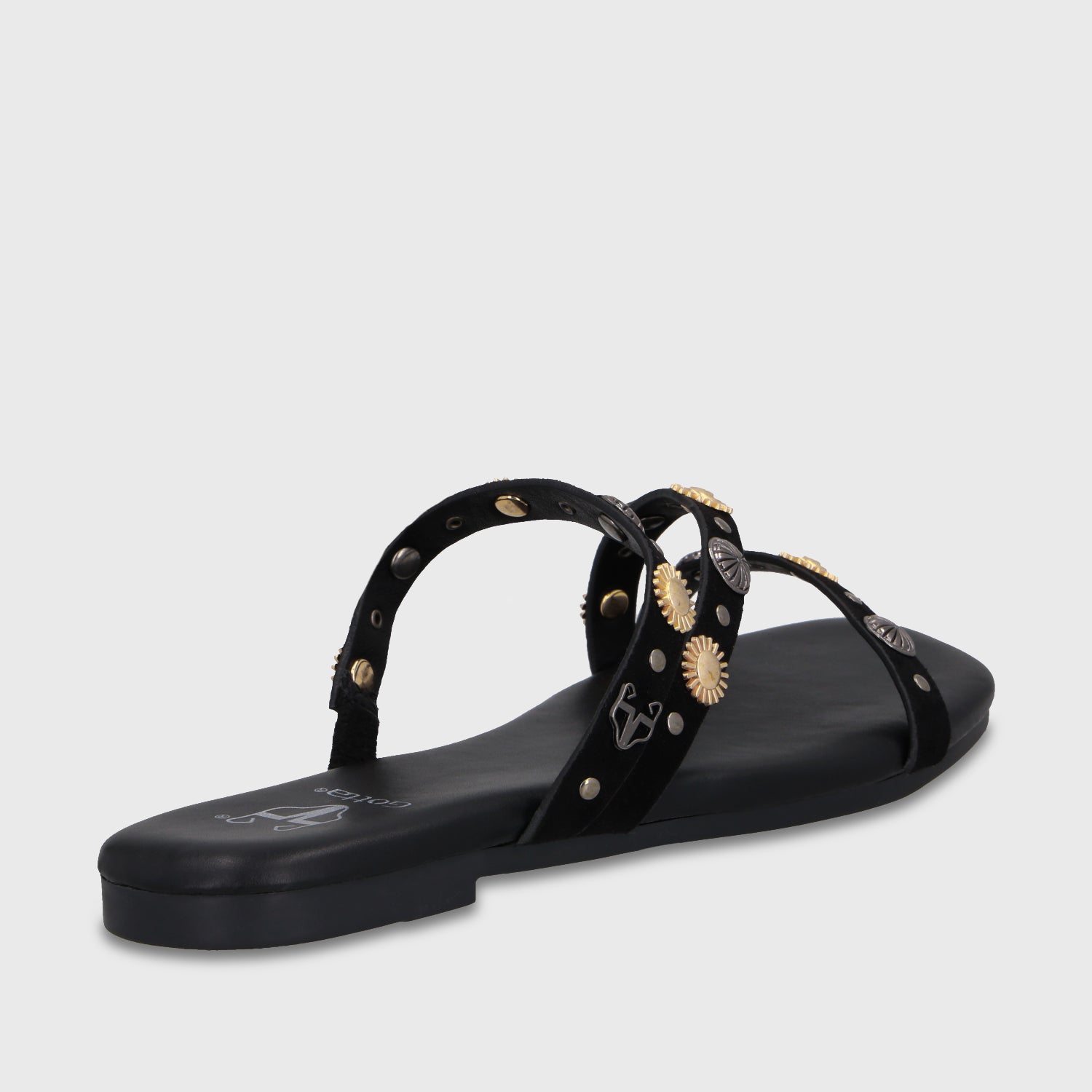 Sandalia Negra Mujer 64141 - Gotta Chile