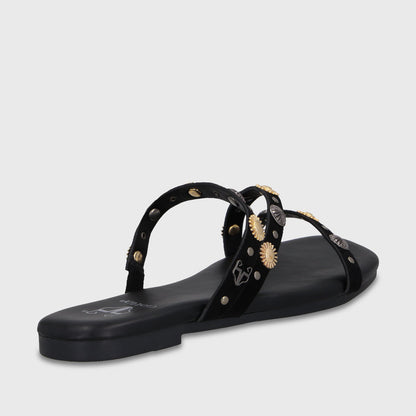 Sandalia Negra Mujer 64141 - Gotta Chile