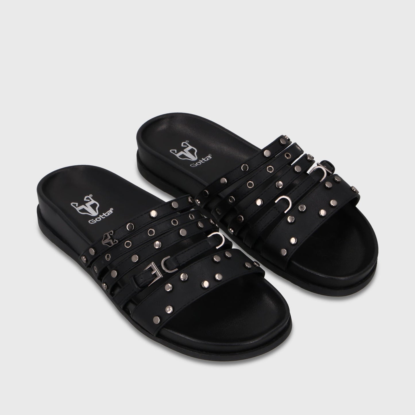 Sandalia Negra Mujer 64160 - Gotta Chile