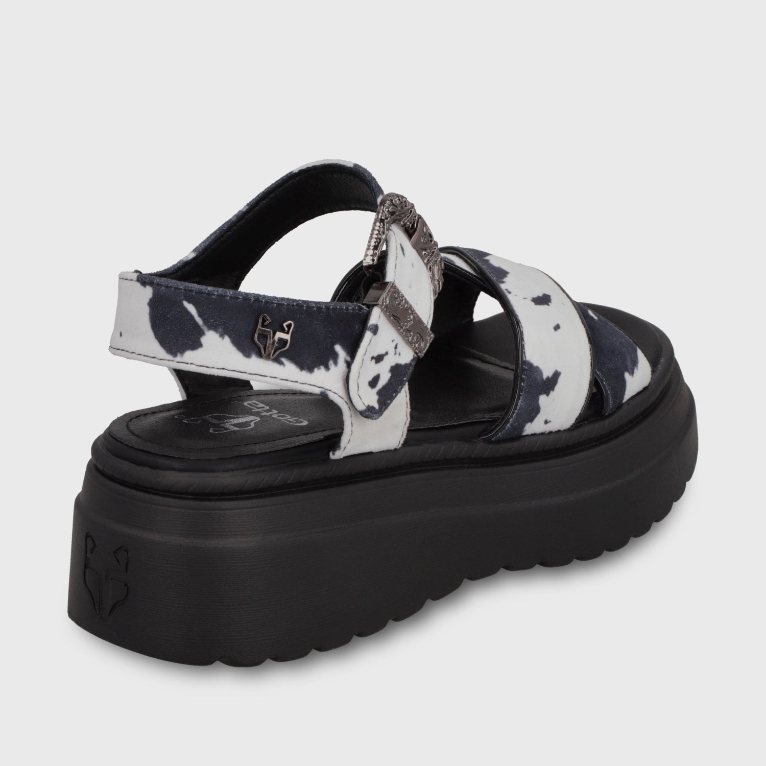 Sandalia Plataforma Animal Print Mujer 55923 - Gotta Chile