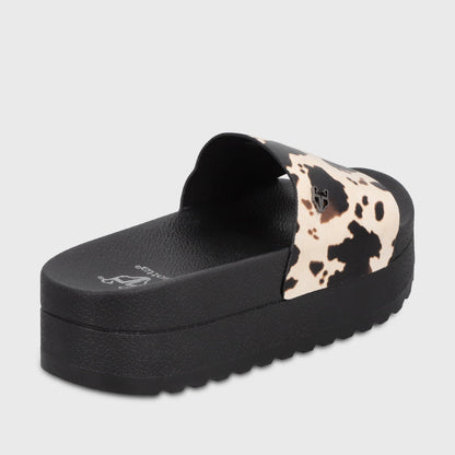 Sandalia Plataforma Animal Print Mujer 64020 - Gotta Chile