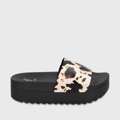 Sandalia Plataforma Animal Print Mujer 64020 - Gotta Chile