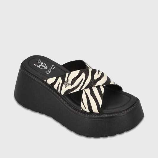 Sandalia Plataforma Animal Print Mujer Lola - Gotta Chile