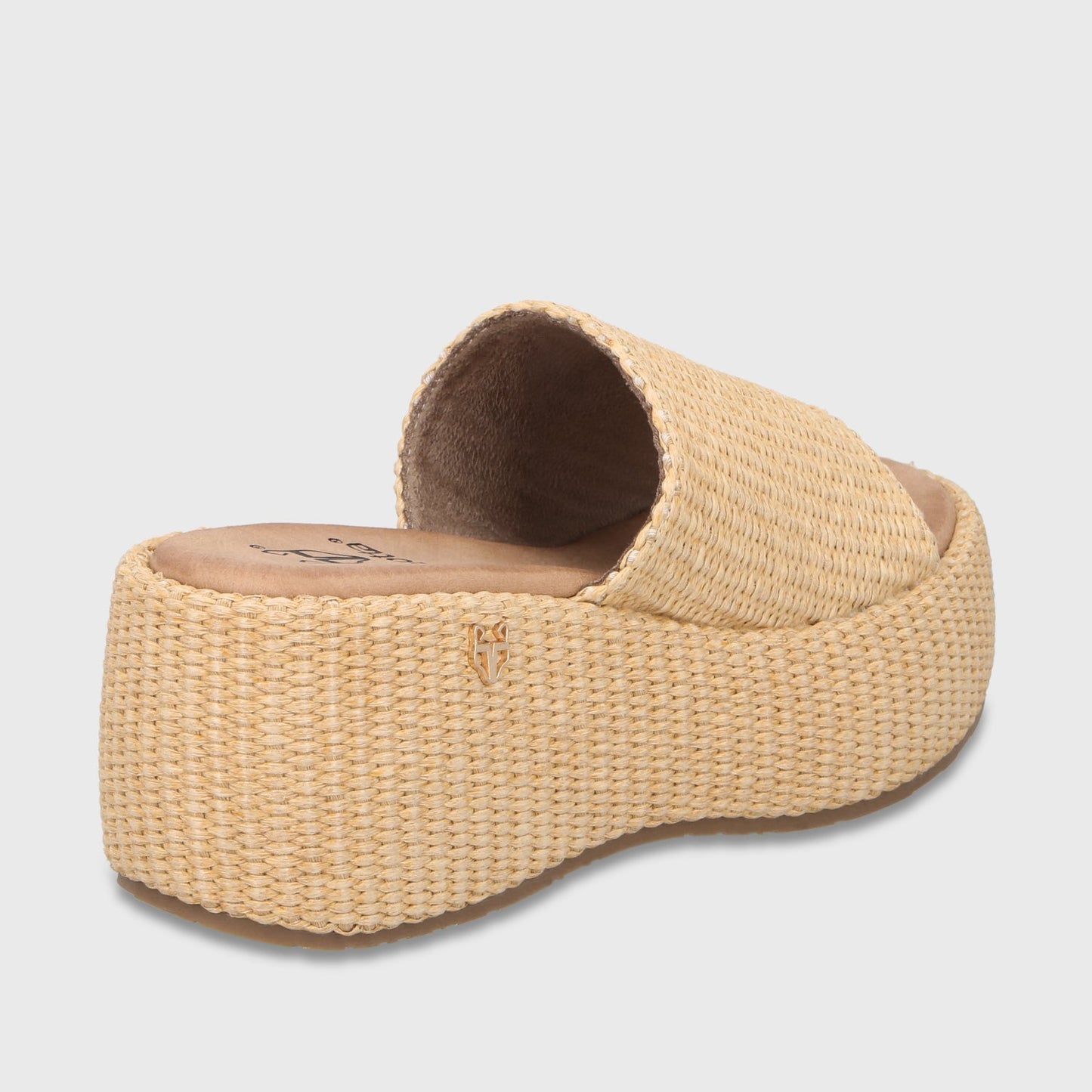 Sandalia Plataforma Beige Mujer 45824 - Gotta Chile