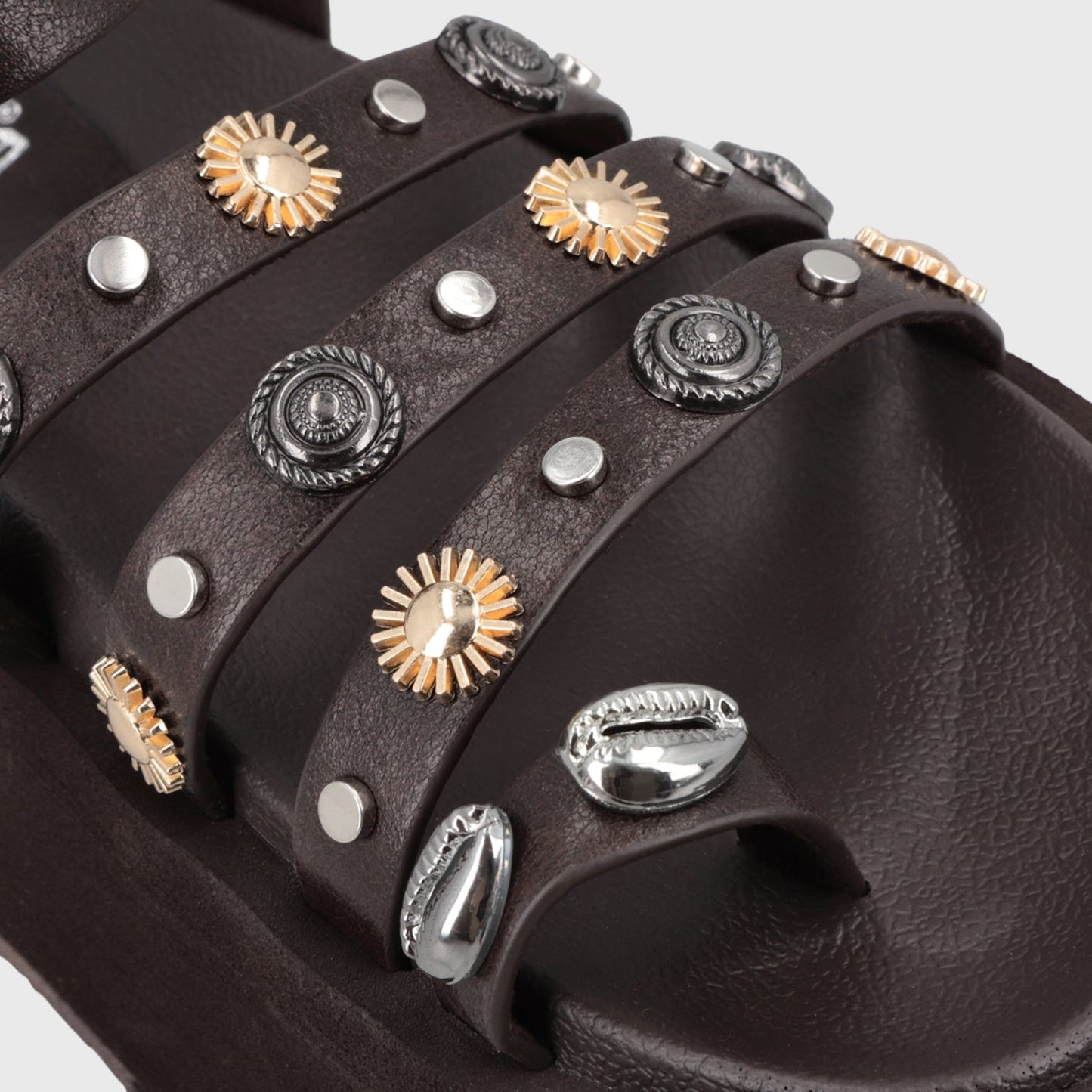 Sandalia Plataforma Café Mujer 55943 - Gotta Chile