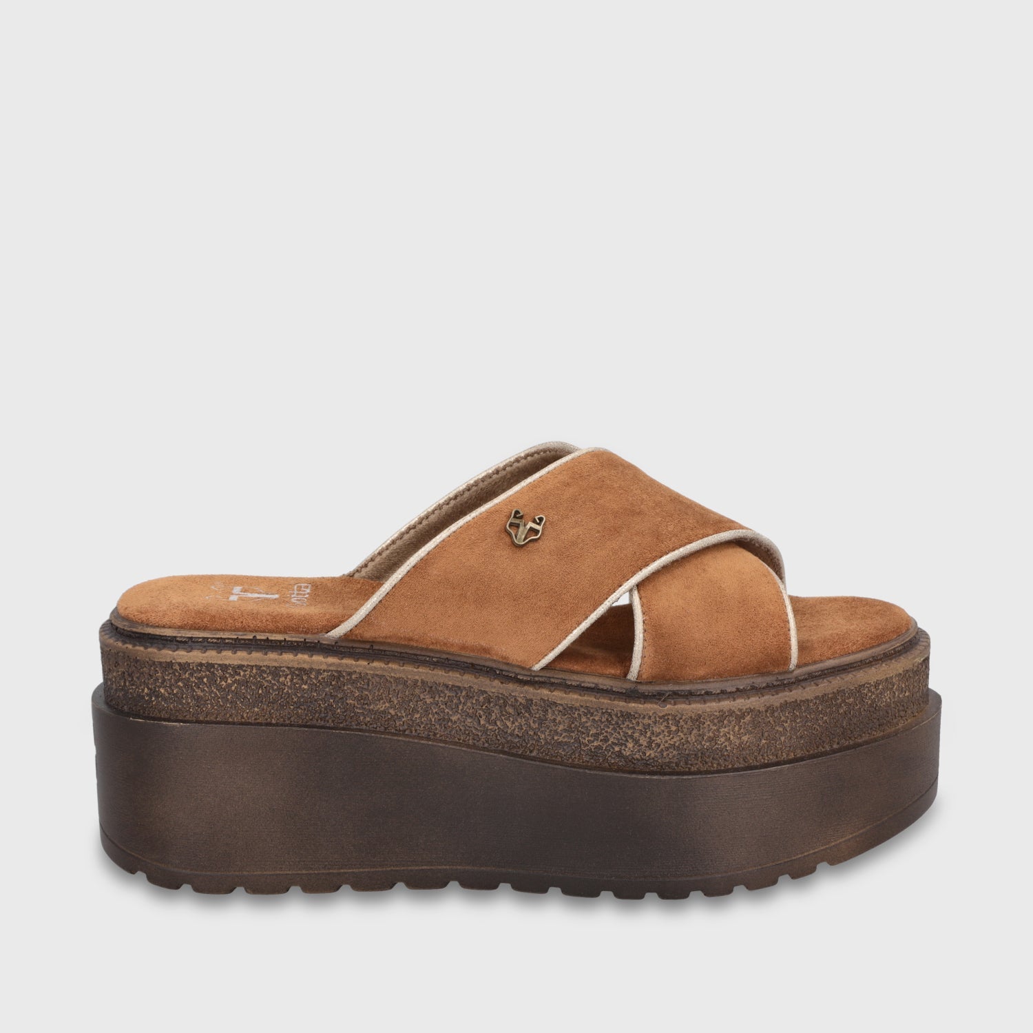 Sandalia Plataforma Camel Mujer 65930 - Gotta Chile