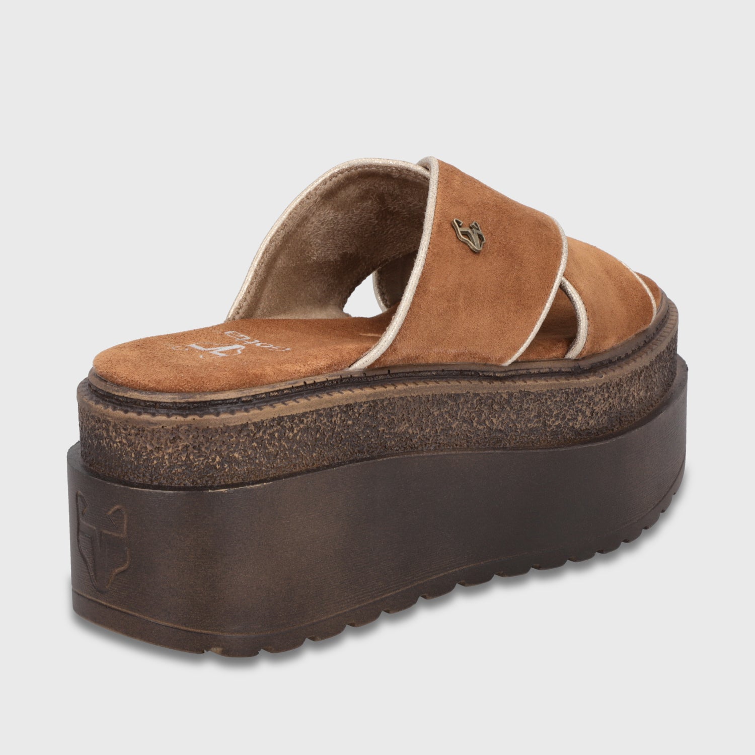 Sandalia Plataforma Camel Mujer 65930 - Gotta Chile