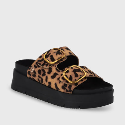 Sandalia Plataforma Leopardo Mujer 55230 - Gotta Chile