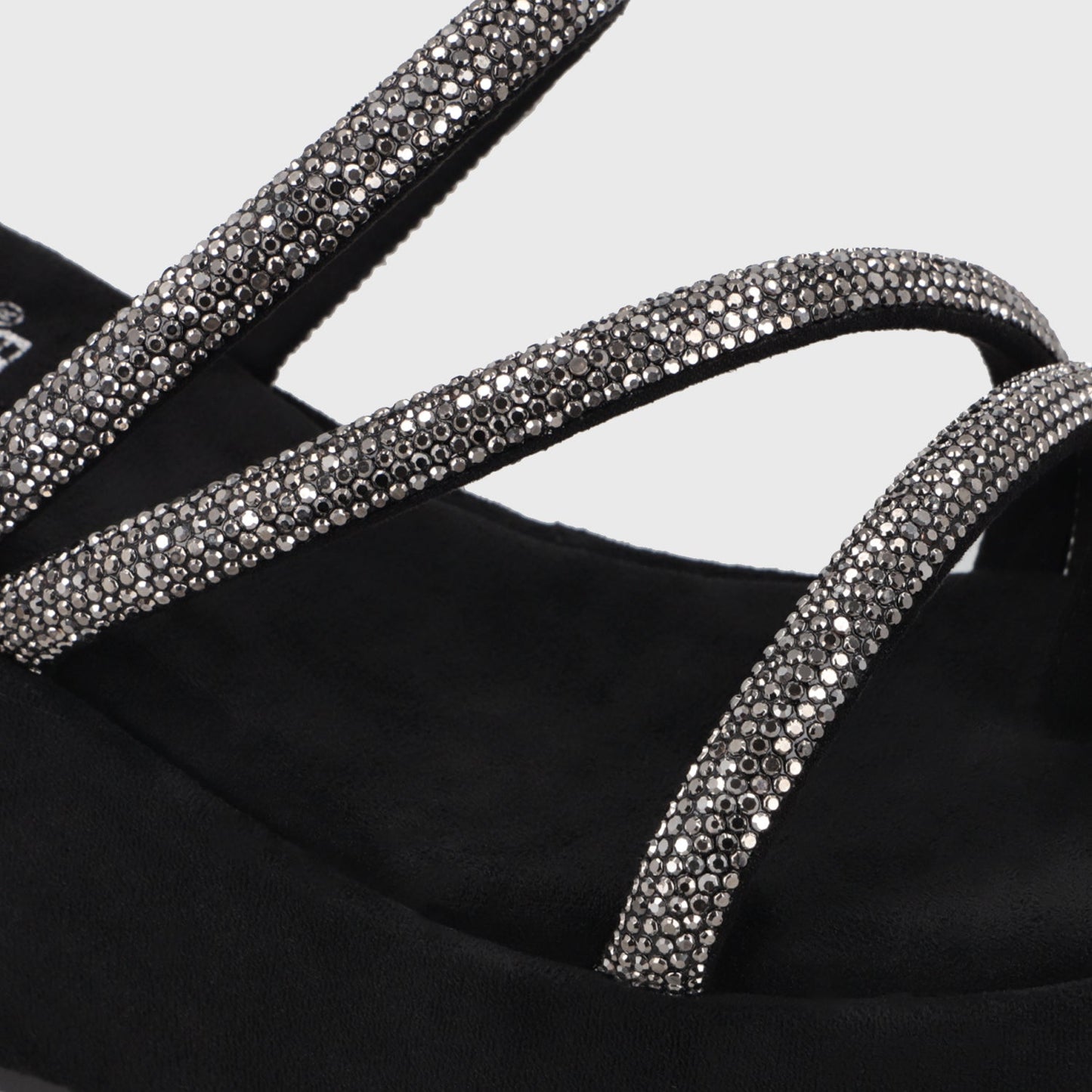 Sandalia Plataforma Negra Mujer 45826 - Gotta Chile