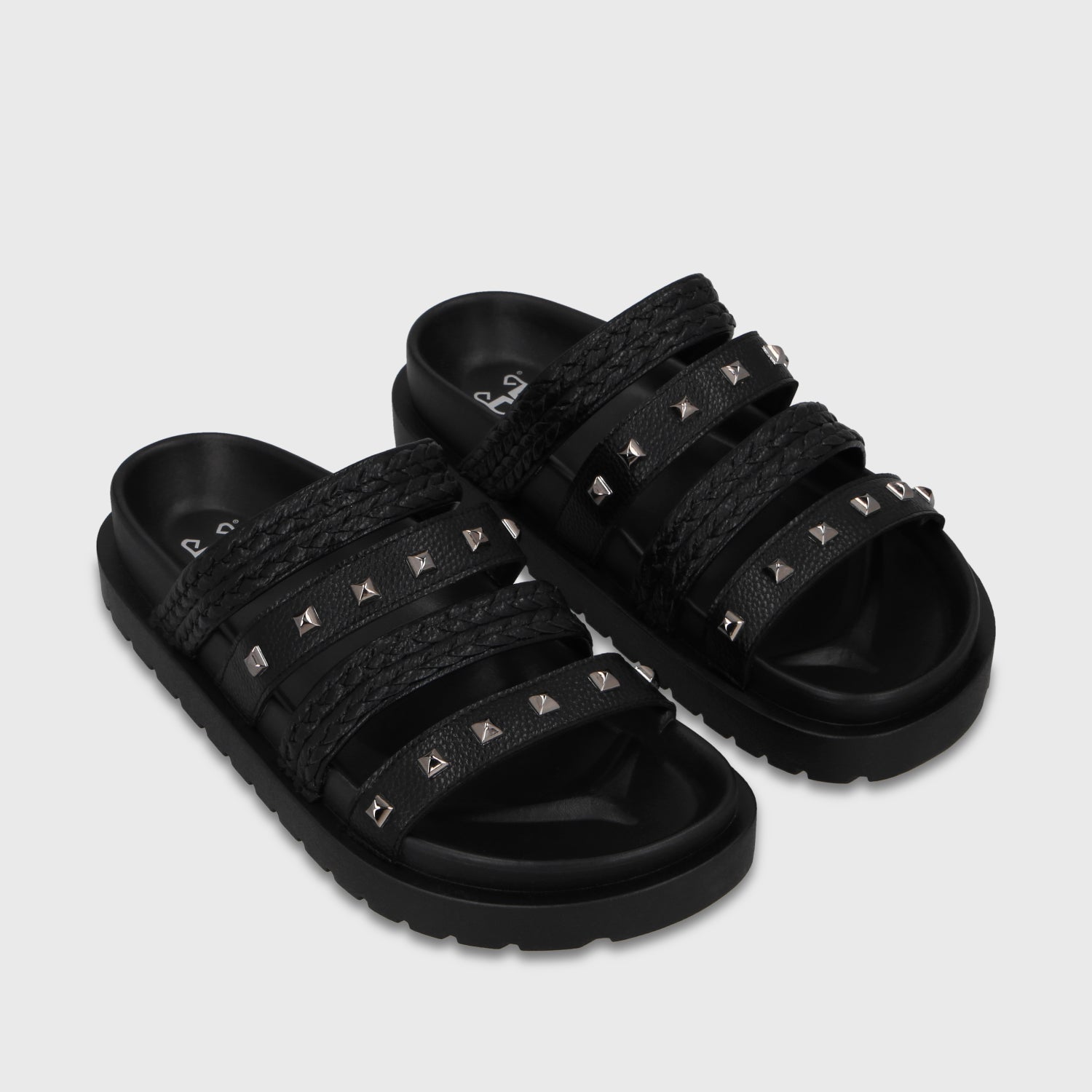 Sandalia Plataforma Negra Mujer 65960 - Gotta Chile