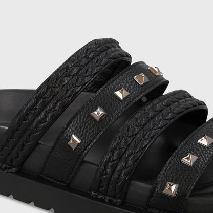 Sandalia Plataforma Negra Mujer 65960 - Gotta Chile
