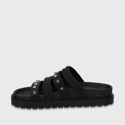 Sandalia Plataforma Negra Mujer 65960 - Gotta Chile
