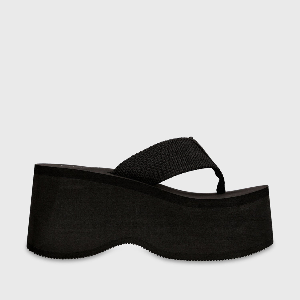 Sandalia Plataforma Negra Mujer Perla - Gotta Chile