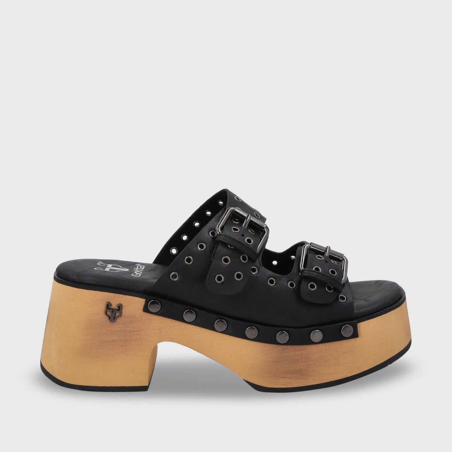 Sandalia Plataforma Negro Mujer 35266 - Gotta Chile