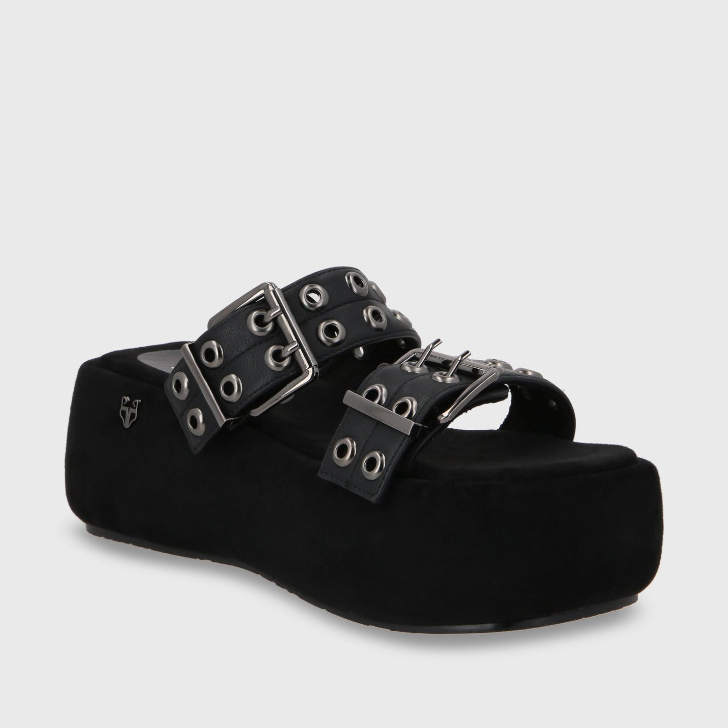 Sandalia Plataforma Negro Mujer 55961 - Gotta Chile