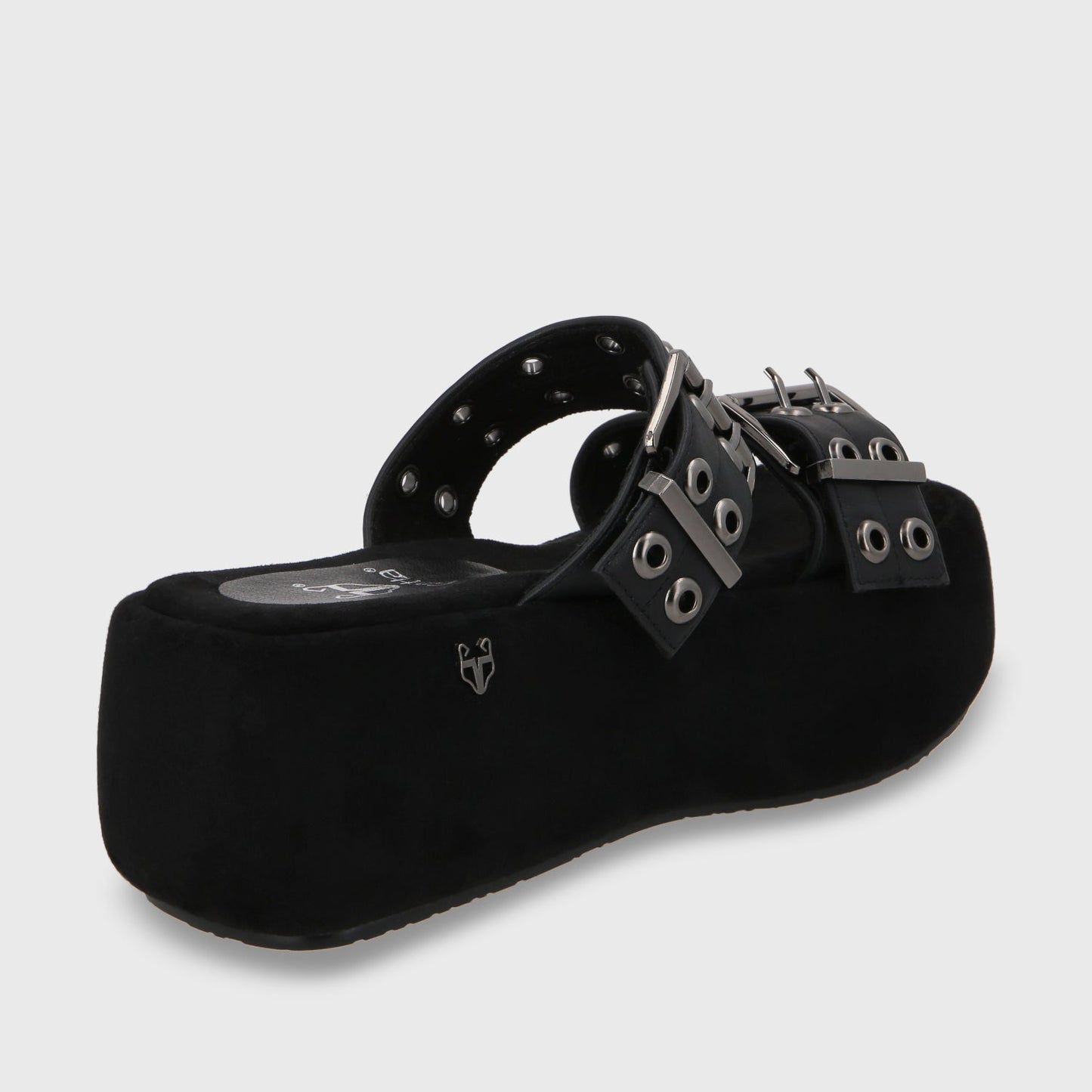 Sandalia Plataforma Negro Mujer 55961 - Gotta Chile