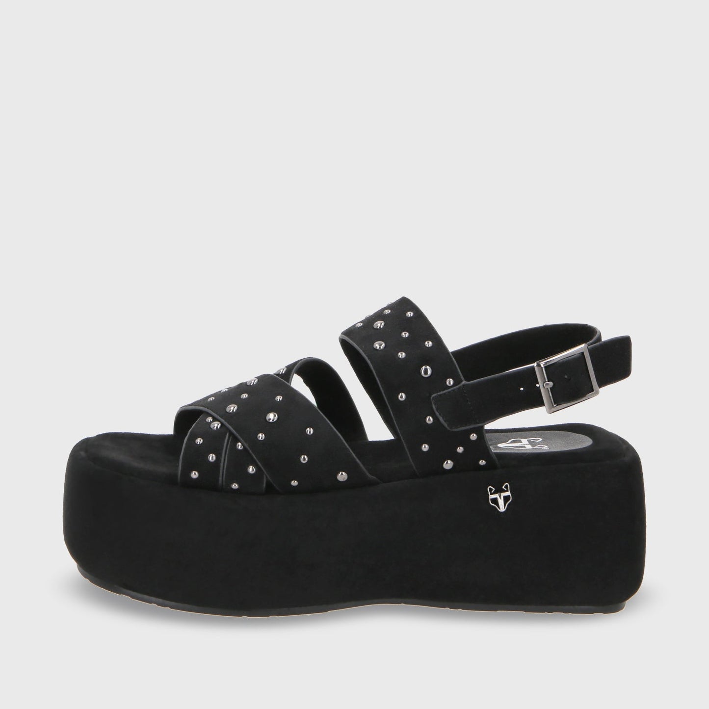 Sandalia Plataforma Negro Mujer 55962 - Gotta Chile