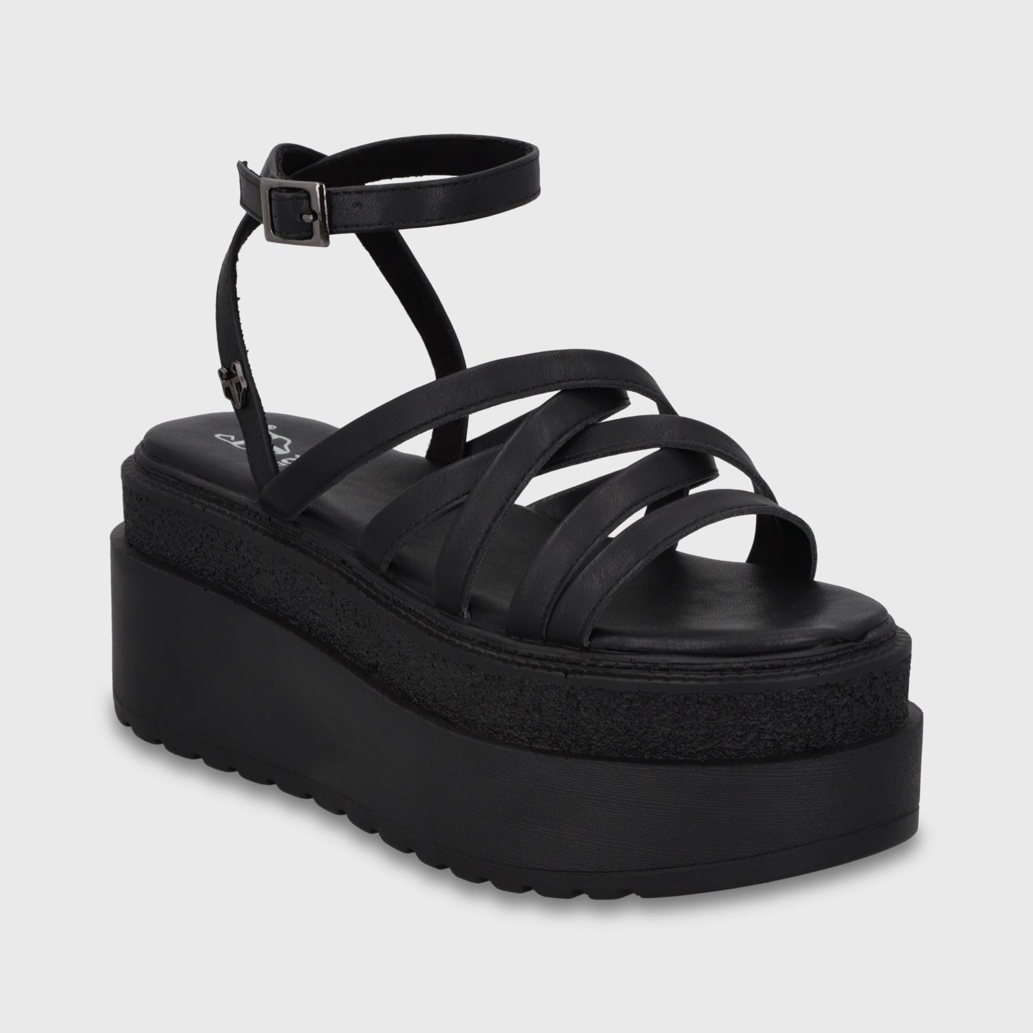 Sandalia Plataforma Negro Mujer 65931 - Gotta Chile