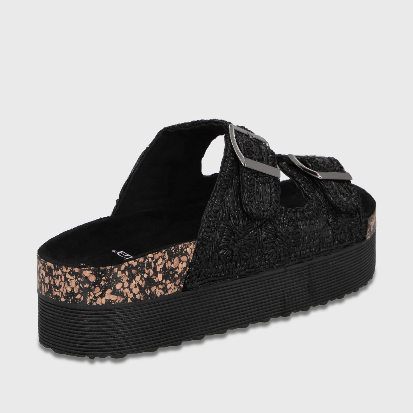 Sandalia Plataforma Negro Mujer 65951 - Gotta Chile