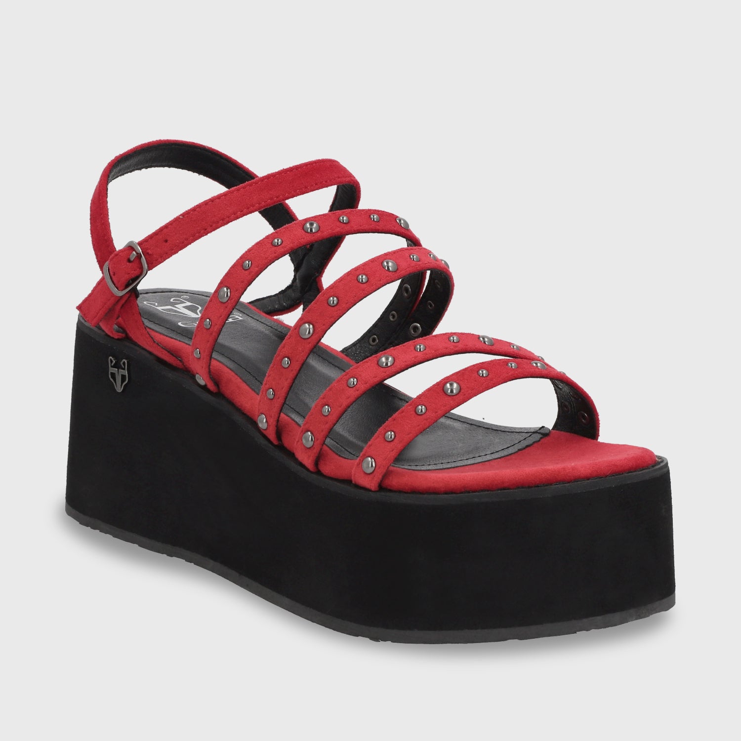 Sandalia Plataforma Roja Mujer 15629 - Gotta Chile