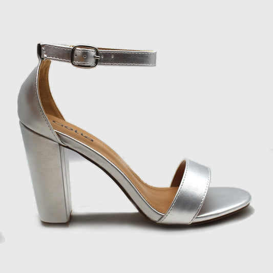 Sandalia Plateada Mujer 86123 - Gotta Chile