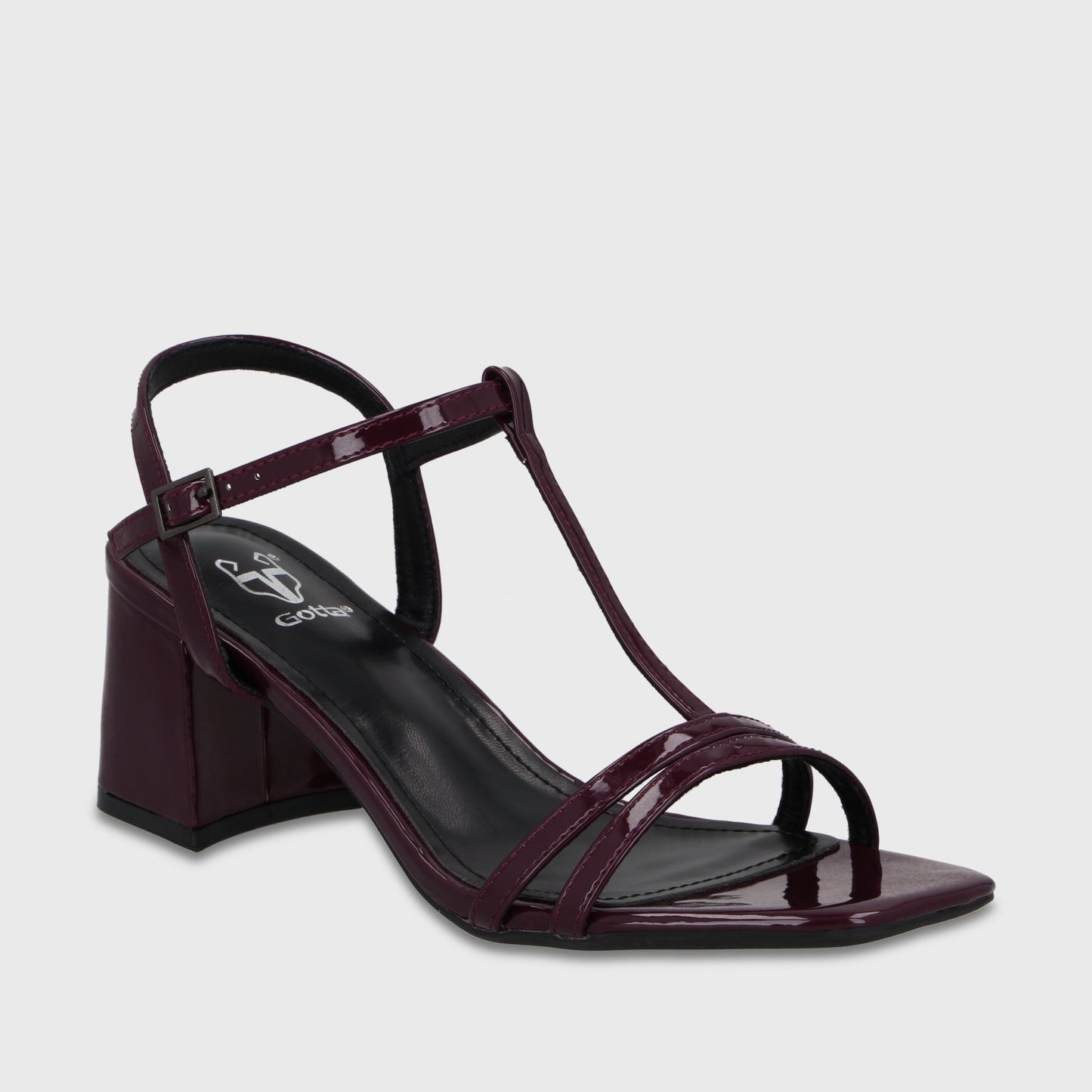 Sandalia Taco Burdeo Mujer 64031 - Gotta Chile