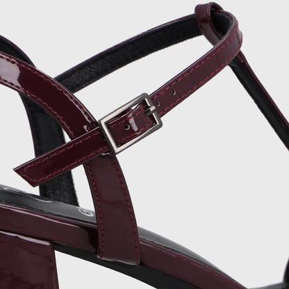 Sandalia Taco Burdeo Mujer 64031 - Gotta Chile