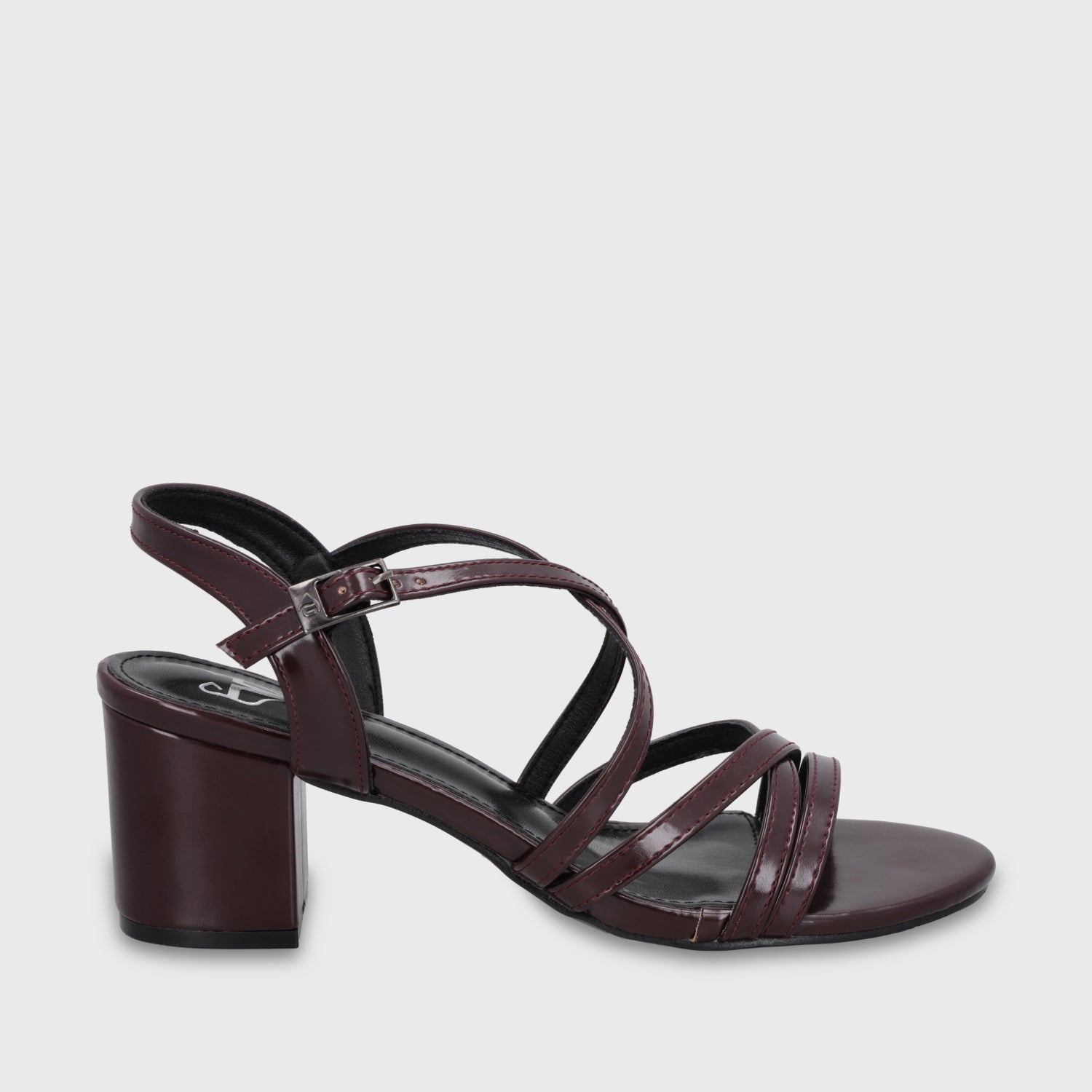Sandalia Taco Burdeo Mujer C6164 - Gotta Chile