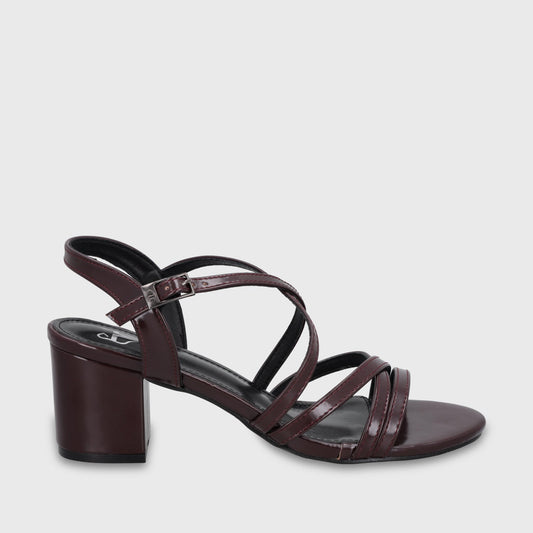 Sandalia Taco Burdeo Mujer C6164 - Gotta Chile