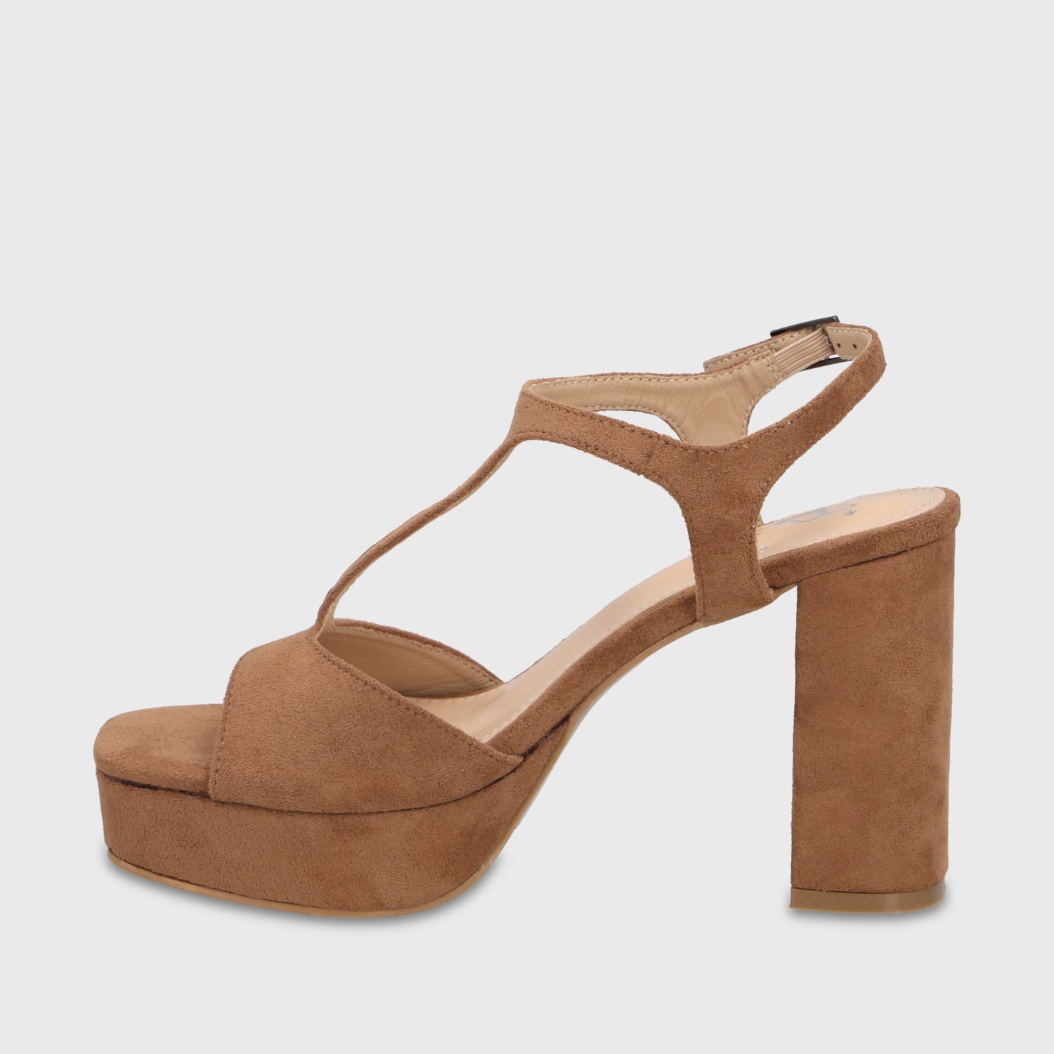 Sandalia Taco Camel Mujer 65910 - Gotta Chile