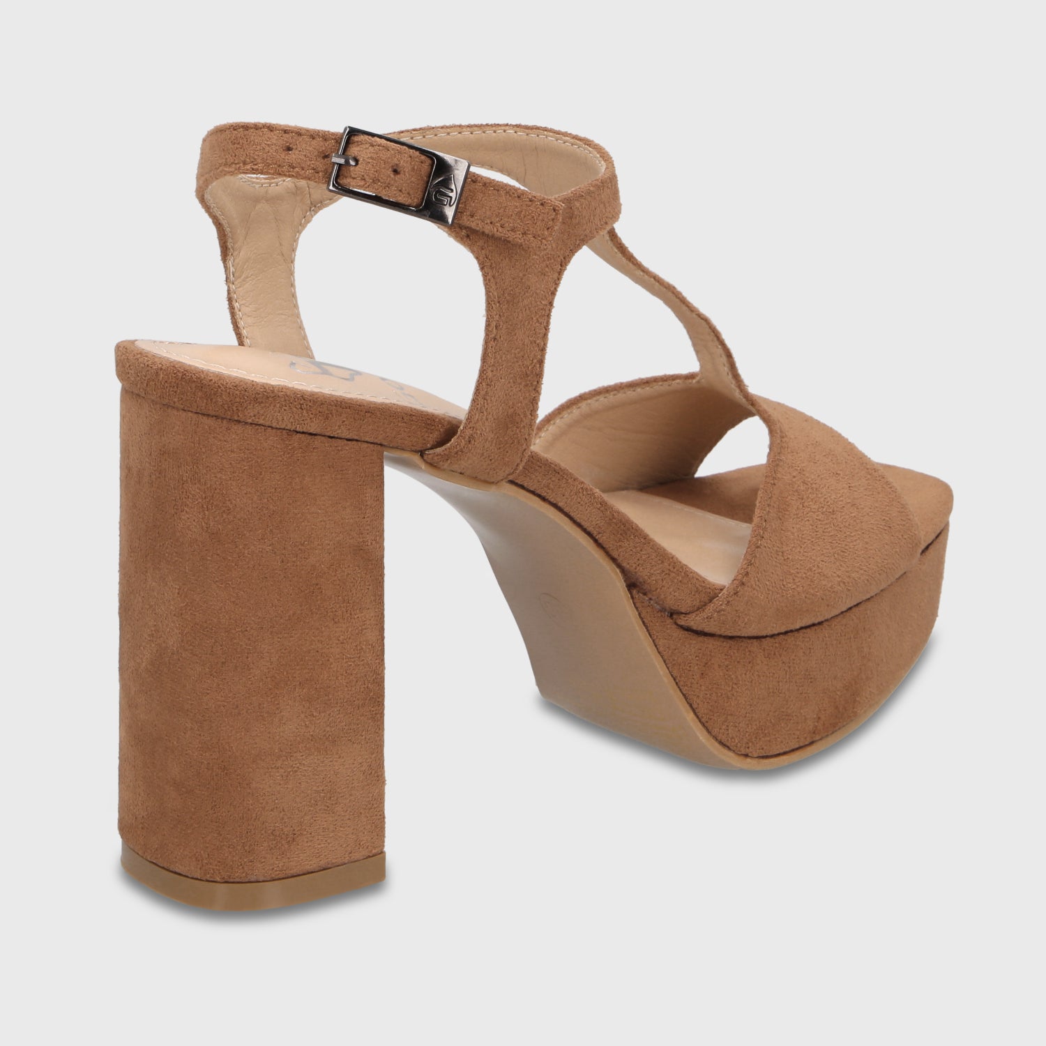 Sandalia Taco Camel Mujer 65910 - Gotta Chile