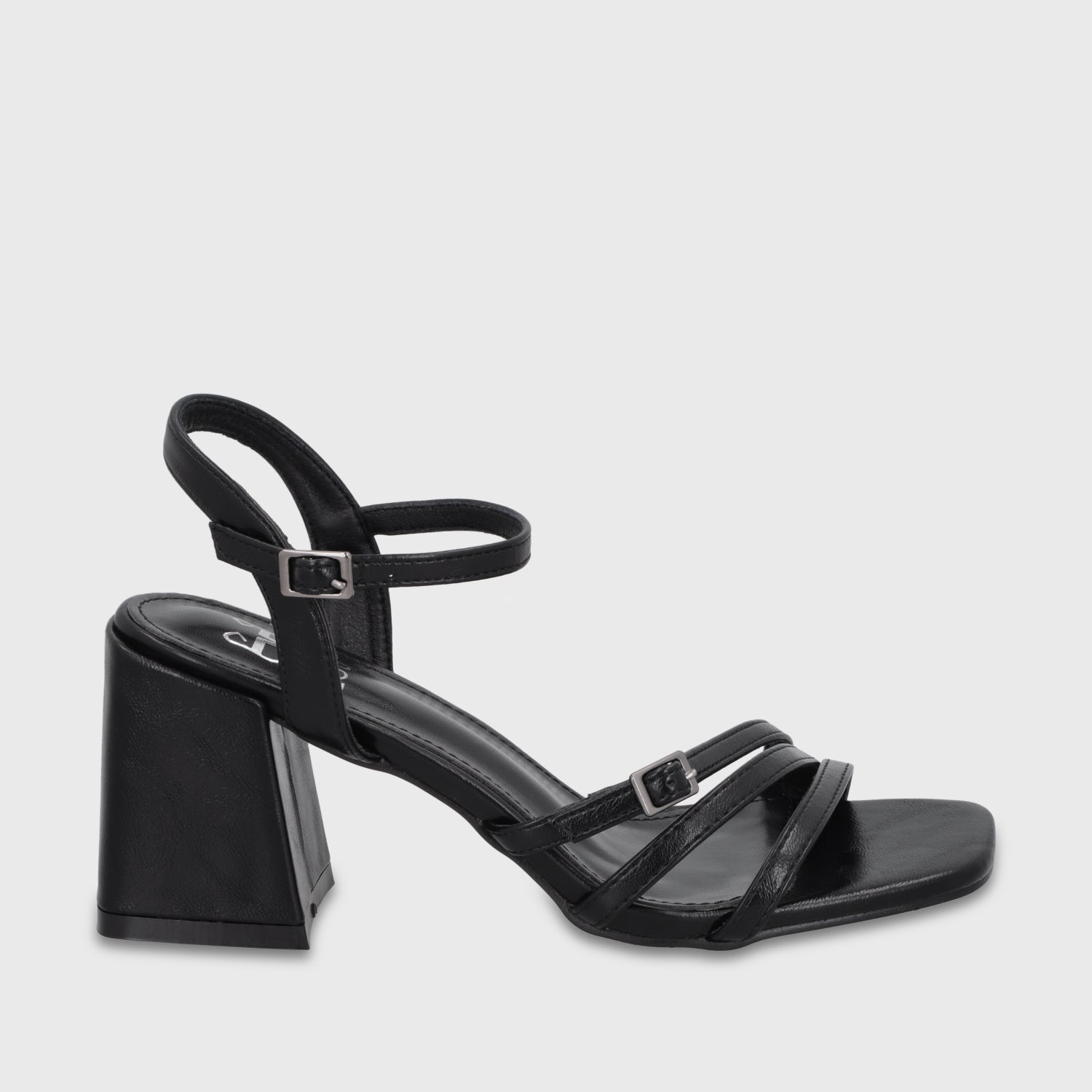 Sandalia Taco Negra Mujer 35134 - Gotta Chile
