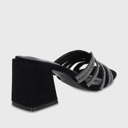 Sandalia Taco Negra Mujer 35135 - Gotta Chile