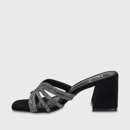 Sandalia Taco Negra Mujer 35135 - Gotta Chile