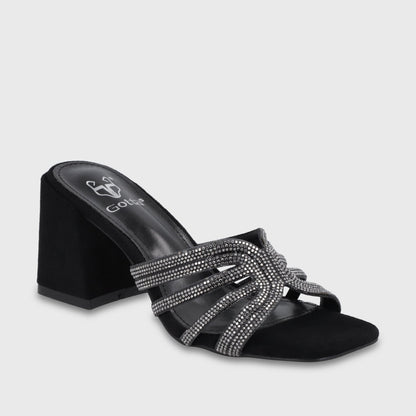 Sandalia Taco Negra Mujer 35135 - Gotta Chile