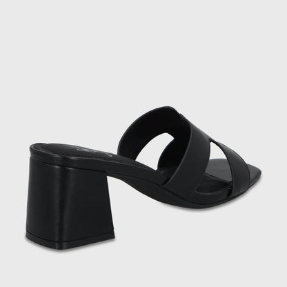 Sandalia Taco Negra Mujer 64030 - Gotta Chile